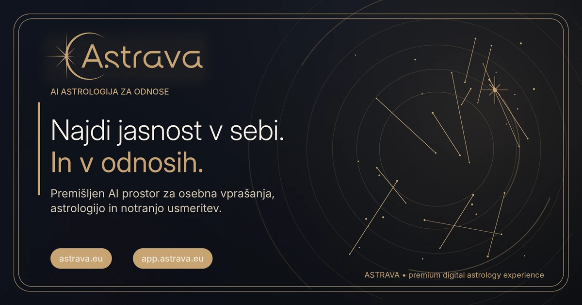 Astrava | AI astrolog za osebne vpoglede
